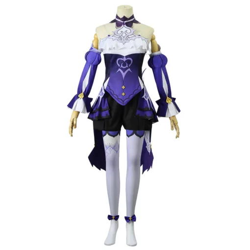 Genshin Impact Fischl Cosplay Costume Ein Immernachtstraum Prinzessin der Verurteilung Outfit