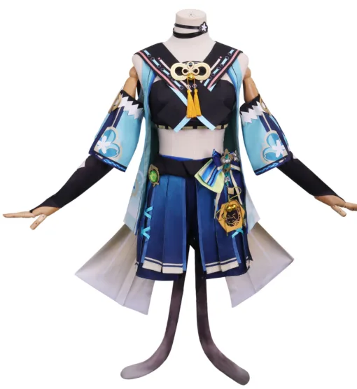 Genshin Impact Inazuma Kirara Cosplay Costume