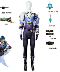 Genshin Impact Kaeya Alberich Cosplay Costume