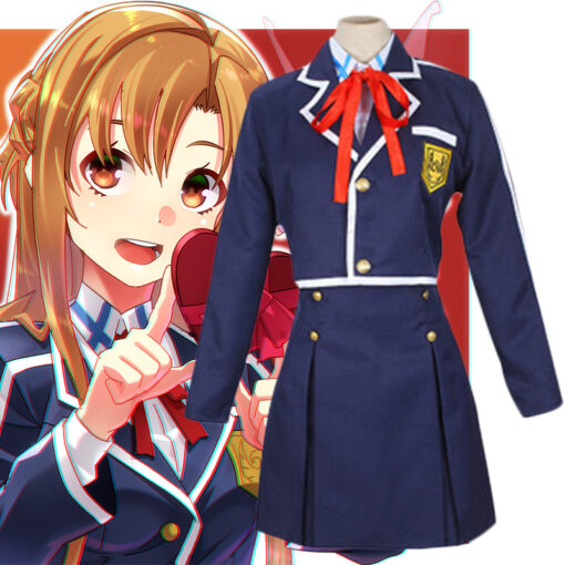 Sword Art Online Asuna School Uniform Cosplay Costume