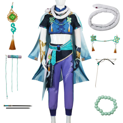 Genshin Impact Bai Zhu Cosplay Costume