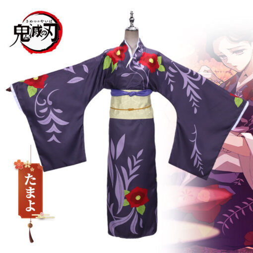 Demon Slayer Tamayo Kimono Cosplay Costume