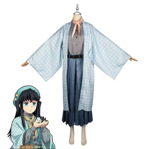 Demon Slayer Muichiro Tokito Kimono Cosplay Costume