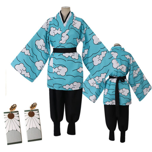 Demon Slayer Tanjirou Kamado Kimono Cosplay Costume