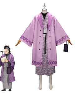 Demon Slayer Shinazugawa Genya Kimono Cosplay Costume