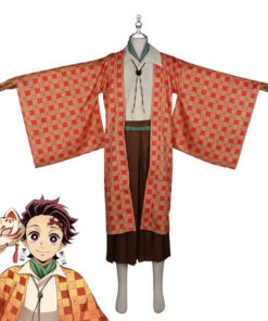 Demon Slayer Tanjirou Kamado Kimono Cosplay Costume