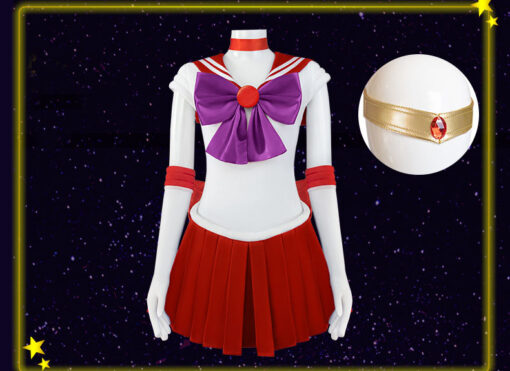 Sailor Moon Hino Rei Cosplay Costume