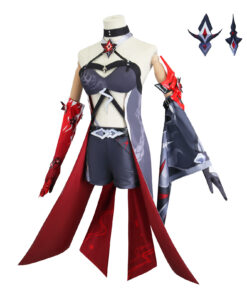 Honkai Star Rail Acheron Red Form Cosplay Costume