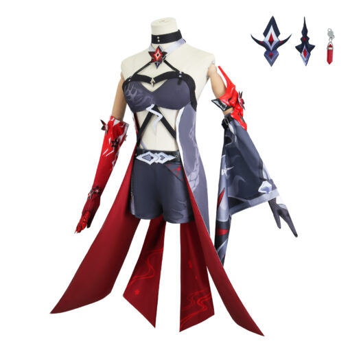 Honkai Star Rail Acheron Red Form Cosplay Costume