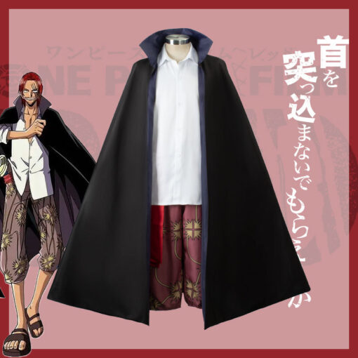 One Piece Shanks Cosplay Costume