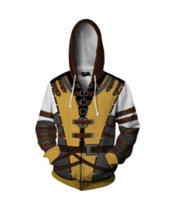 Mortal Kombat Scorpion Sweatshirt Cosplay Costume