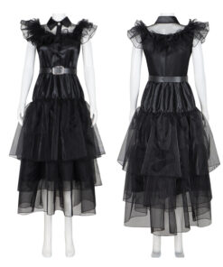 Wednesday Adams Ball Gown Cosplay Costume