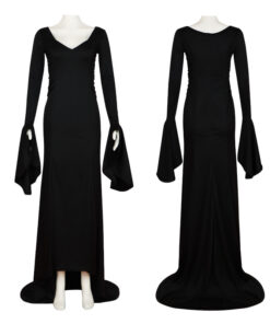 Wednesday Morticia Addams Performance Dress Cosplay Costume