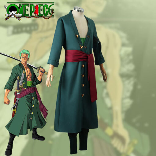 One Piece Zoro Roronoa Cosplay Costume