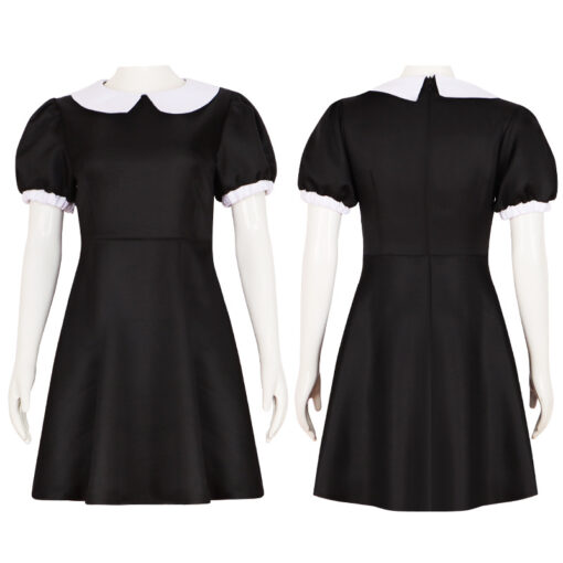 Wednesday Addams Black Dress Cosplay Costume