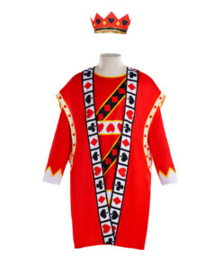 Alice in Wonderland King of Hearts poker Cosplay Costume