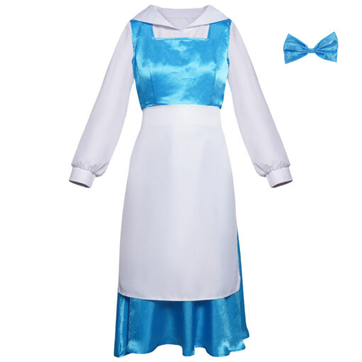 Beauty and the Beast Belle Maid Dress Cosplay Costume