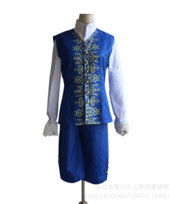 Beauty and the Beast Prince Blue Cosplay Costume