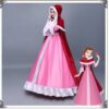 Beauty and the Beast Belle Red Cloak Cosplay Costume