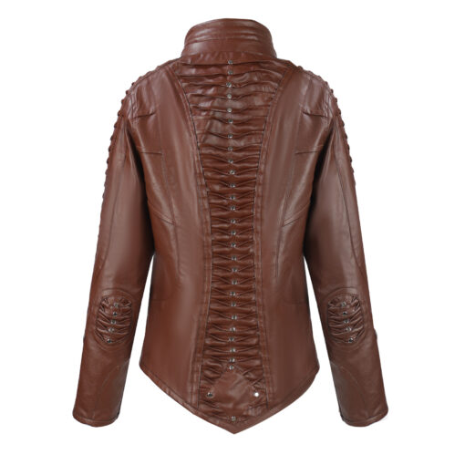 Star Trek Women Leather Jacket Cosplay Costume