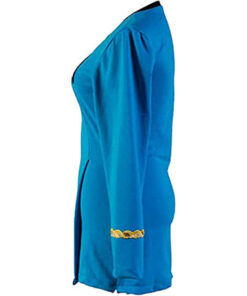 Star Trek The Original Series Blue Women Uniform Cosplay Costume