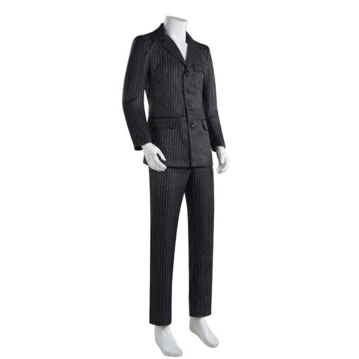 Beetlejuice Beetle Juice Black Suit Cosplay Costume