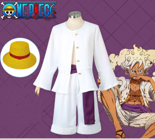 One Piece Nika Luffy Cosplay Costume