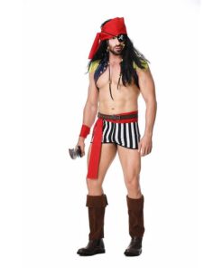 Pirates of the Caribbean Men Pirates Cosplay Costume