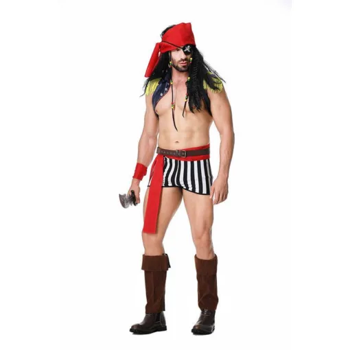 Pirates of the Caribbean Men Pirates Cosplay Costume