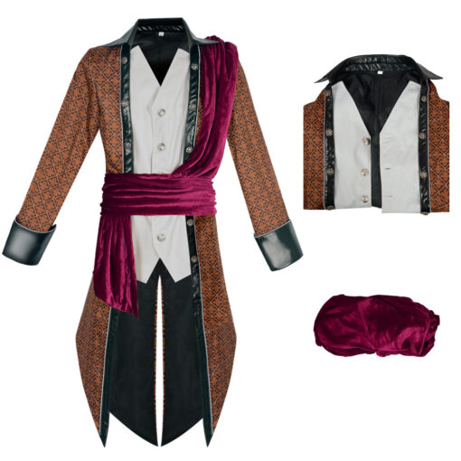 Pirates of the Caribbean Men Pirates Cosplay Costume