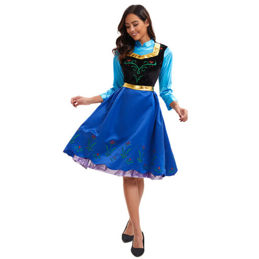 Frozen Anna Princess Skirt Cosplay Costume