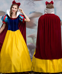 Frozen Snow White Princess Dress Cosplay Costume