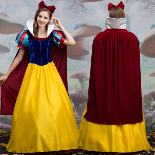 Frozen Snow White Princess Dress Cosplay Costume