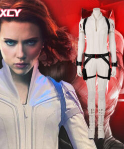 Black Widow The Avengers White Bodysuit Cosplay Costume