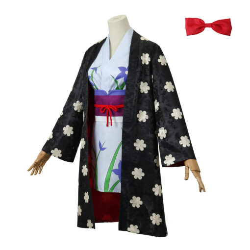 One Piece Nico Robin Kimono Cosplay Costume