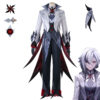 Genshin Impact Servant of Fontaine Arlecchino Cosplay Costume