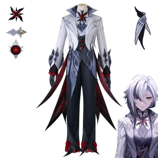 Genshin Impact Servant of Fontaine Arlecchino Cosplay Costume