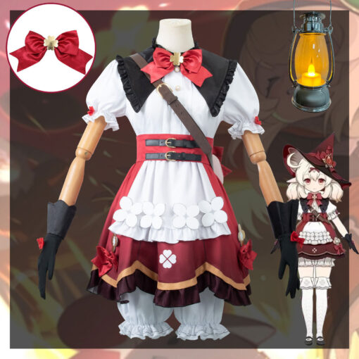 Genshin Impact Klee Blossoming Starlight Cosplay Costume