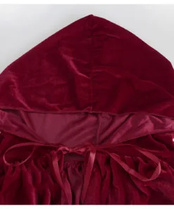 Hocus Pocus Red Cloak Cosplay Costume