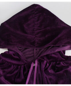 Hocus Pocus Purple Cloak Cosplay Costume