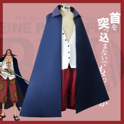 One Piece Shanks Cosplay Costume