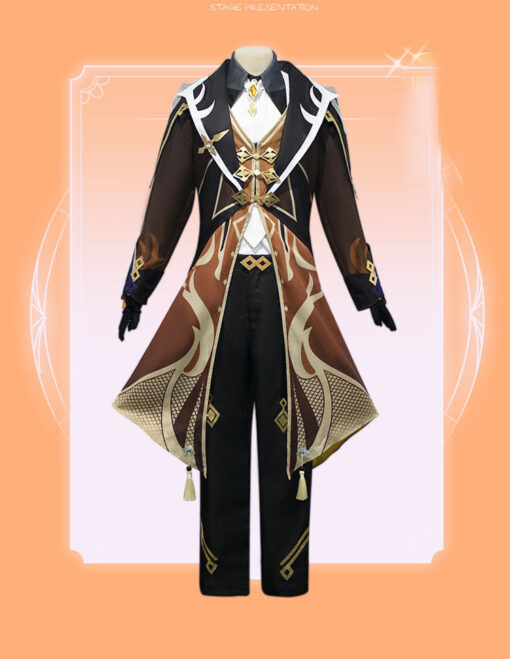 Genshin Impact Zhongli Cosplay Costume