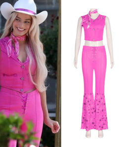 Barbie Pink Suit Cosplay Costume