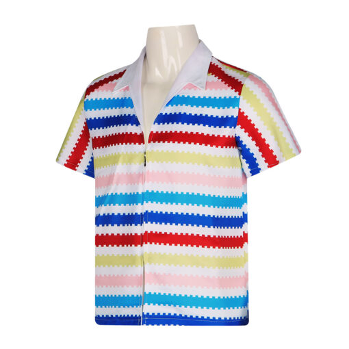 Barbie Allen Rainbow Stripe Pattern Cosplay Costume