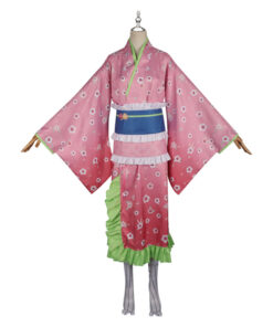 Demon Slayer Kanroji Mitsuri Kimono Cosplay Costume