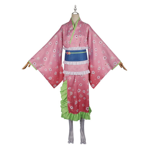 Demon Slayer Kanroji Mitsuri Kimono Cosplay Costume