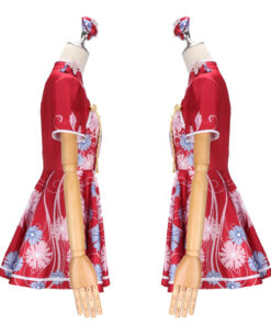 Oshi No Ko Hoshino Ruby in a Spring Festival Qipao Cosplay Costume