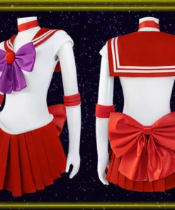 Sailor Moon Hino Rei Cosplay Costume