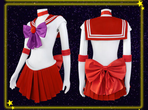 Sailor Moon Hino Rei Cosplay Costume