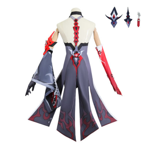 Honkai Star Rail Acheron Red Form Cosplay Costume